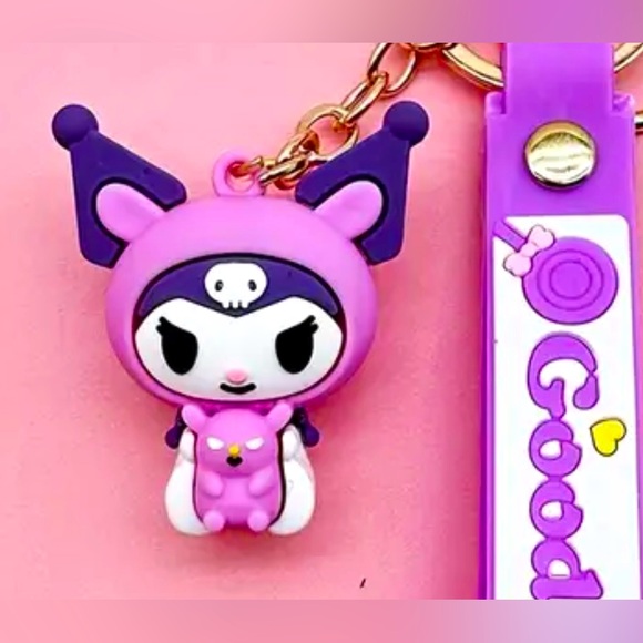 Kuromi Keychain/Key Fob - Picture 2 of 3